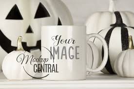 Everyone needs a personalized coffee mug, so why not create one for a friend or family member today? Halloween Coffee Mug Class Cup Mockup Graphic By Mockup Central Creative Fabrica