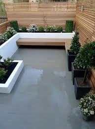 Concrete Garden Benches Ideas On Foter Small Backyard Landscaping Small Garden Landscape Small Garden Landscape Design