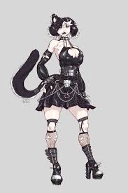 goth catgirl adoptable by Plasmidhentai - Hentai Foundry