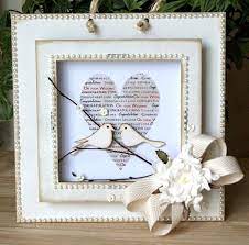 Very Elegant Wedding Gift Box Frame Art Crafts Hobbies And Crafts