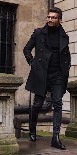 Winter Style All Black Outfits For Men Bad Boy Style All Black Style Victory Menssui Men Fashion Casual Outfits Winter Outfits Men Black Outfit Men