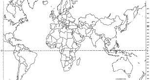 Handmade travel decor with wide selection of options: Printable World Map Coloring Page For Kids