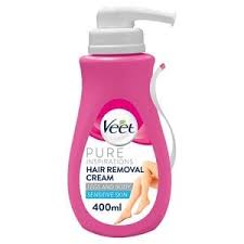 If you have dry skin, opt for a hydrating hair removal cream like this neomen option. Veet Hair Removal Cream Sensitive Body Legs Spray On 400ml Superdrug