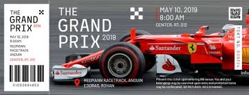 To rank a set of race times, where the lowest (fastest) time is ranked #1, you can use the rank function. Ticket Template Created With Youzign Grandprix Template Theme Ticket Template Easy Graphic Design Free Graphic Design