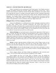 Brutal the along bashing of its heart against the seascape where, for miles around farther than sight itself. Module 2 Student 21st Century Literature From The Philippines And The World Module 2 Poetry From The Archipelago Philippine Poetry Its Form Course Hero