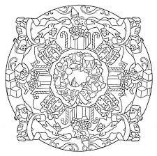 Mandala 617 Christmas Designs 3d Coloring Book By Marty Noble Dover Publications Ch Mandala Coloring Pages Christmas Present Coloring Pages Coloring Pages