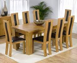 Get set for 8 seater table at argos. The Oak Dining Table And Chairs Dining Room Image Oak Dining Sets Dining Table Chairs Oak Dining Room Set