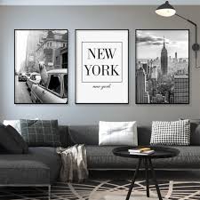 Des milliers de nouvelles images de grande qualité ajoutées chaque jour. Toile D Alpaga Noir Et Blanc Dans Taxi Ville De New York Peintures Retro Art Mural Imprime Aliexpress