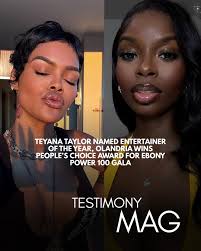 Ebony Magazine is celebrating another year of Black excellence with the Ebony  Power 100 Awards, recognizing 100 honorees across 10 categories, including  artists, community crusaders, entertainment powerhouses, and STEM  trailblazers. Special honorees