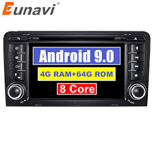 Eunavi 4g 64g Android 9 Car Radio Dvd For Audi A3 8p 2003 2012 S3 2006 2012 Rs3 Sportback 2011 2 Din Gps Multimedia Autoradio October 2020