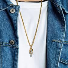 The #1 online jewelry store. Wholesale Fashion Women Men Gold Charm Angel Pendant Necklace Hip Hop Jewelry Stainless Steel 60cm Long Chain Punk Designer Necklaces For Mens Gifts From Zxr847411163 9 38 Dhgate Com