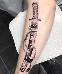 You can find a sword design at almost every tattoo parlor. Rate This Samurai Sword Tattoo 1 To 100 Sword Tattoo Sword Tattoos For Women Tattoos