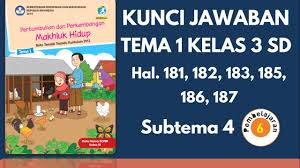 Berikut kunci jawaban tema 6 kelas 3 halaman 183, 184, 185, 186, 187, 188. Moa7g5y2fbvqvm