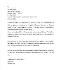 Set page margins to one inch on all sides. Free 7 Sample Administrative Assistant Cover Letter Templates In Pdf Ms Word