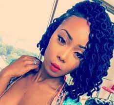 45 Short Faux Locs Hairstyles How To Style Short Faux Locs Locs Hairstyles Faux Locs Hairstyles Hair Styles