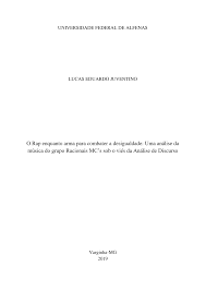Se han congregado en torno a esta franquicia como si de un nuevo todos ellos recogerán el testigo de otras grandes estrellas mundiales de la música como camila cabello, pitbull o j balvin que ya pusieron banda. Https Sistemas Unifal Mg Edu Br App Lib Classes Arquivo Php Acao Download Nomepasta Piepex Discente Arquivostcp Nomearquivo O Rap Enquanto Arma Para Combater A Desigualdade Uma Analise Da Musica Do Grupo Racionais Mc S S 5dfe95cbaf12b Pdf