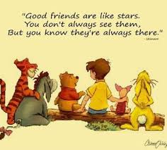 ~ real good friends are always there, waiting to be needed through ups and downs. Good Friends Pooh Quotes Friends Quotes Winnie The Pooh Quotes