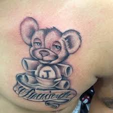 Gangsta full body tattoo for men. Teddy Bear Tattoos Designs Ideas And Meaning Tattoos For You