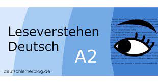 Eine gute übung für anfänger. Leseverstehen Deutsch A2 Deutsch Lesen A2 Ubungen Lesen A2