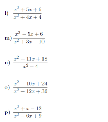 Simplifying Expressions With Algebraic Fractions Worksheet With Solutions Fractions Worksheets Simplifying Expressions Quadratics