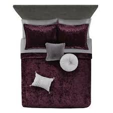 Check spelling or type a new query. Burgundy Velvet Bed In A Bag 10 Piece Bedding With Sheet Set And Pillows Full Ebay