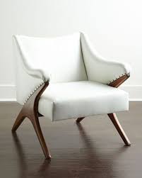 Designer Chairs Ottomans At Horchow White Leather Chair Leather Chair Furniture
