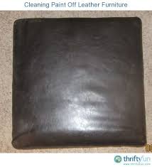 Cleaning Paint Off Leather Furniture Leather Furniture Leather Paint Remover