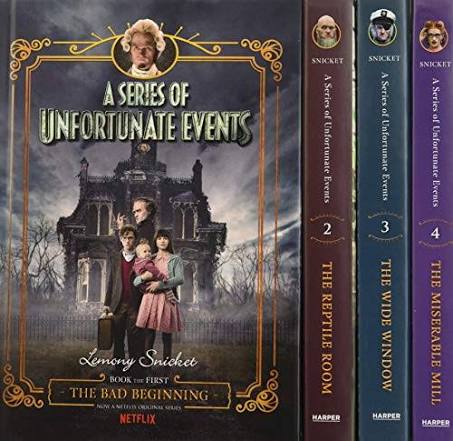 A Series of Unfortunate Events #1-4 Netflix Tie-in Box Set - Snicket,  Lemony: 9780062796141 - AbeBooks