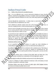 Notes For Students On Indian Penal Code Indian Penal Code Law Notes Coding