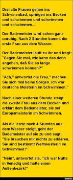 Drei Alte Frauen Gehen Ins Schwimmbad Cool Quotes Lol Lustige Humor Bilder Witze Witze Lustig