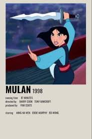 This is a different take on the classic disney animated film. Mulan Polaroid Poster Movie Poster Wall Film Poster Design Film Posters Vintage