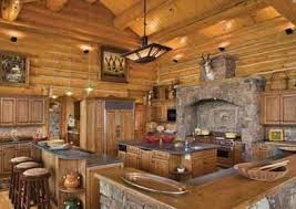 Hunting Lodge Kitchen I Like Log Cabin Kitchens Log Home Kitchens Cabin Kitchens