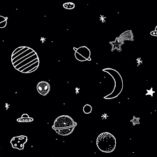 She Had A Pretty Face But Her Head Was Up In Space She Needed To Come Back Down To Earth Illyustraciya Krasoty Cherno Beloe Oboi