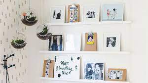 Photo wall tutorial online, article, story, explanation, suggestion, youtube. 17 Unique Ways To Hang Pictures On Your Wall Stylecaster