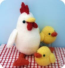 Knitted chicken family knit for victory: Ravelry Hen And Chicks Pattern By Amy Gaines