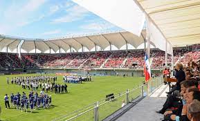 Use the map controls to rotate and zoom the nublense stadium view. File Inauguration Of Nelson Oyarzun Municipal Stadium Jpg Wikimedia Commons
