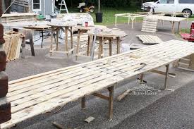 Rustic Wedding Pallet Tables Pallet Table Diy Pallet Table Outdoor Pallet Wedding