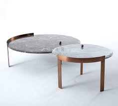 Round block marble coffee table used for sale hatankala co. Metal Frame Round Marble Top Coffee Table Set