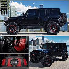 Front heavy duty red accent shock absorbers, security alarm, willys, mold in color bumper w/gloss black, automatic headlamps, black trail rated w/auto temp control, apple carplay, willys hood decal, rear heavy duty red accent shock absorbers, 97 mph maximum speed calibration, power. Jeep Picture Black Jeep Wrangler Custom Jeep Wrangler Black Jeep