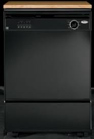 It also provides more room for dishes in the lower rack with the anyware plus silverware basket that sits in the door or on the front of the rack to free up rack space. Whirlpool Dp840swpx 24 Inch Portable Dishwasher With 5 Automatic Cycles High Temp Boost 3 Level Durawash System