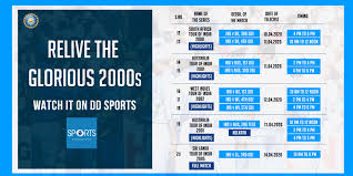 In the beginning, it broadcast sports programmes for six hours a day, which was increased to 12 hours in 1999. Good News Dd Sports To Telecast The Highlights Of Early 2000s Cricket Matches On Indian Soil From April 7 Onlytech Mobiles Telecom Technology Discussion Forums