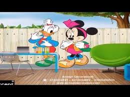 ورق حائط ثلاثي الابعاد لغرف الاطفال youtube wallpaper art character