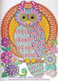 The article portrays this bird in both realistic and cartoon forms. Groovy Owls Coloring Book By Thaneeya Mcardle Thaneeya Com