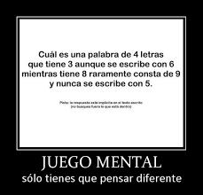 < al ser la suma de edades un número par, las edades de las primas no pueden ser tres números impares pues, si así. Recuerden La Clave Es Pensar Diferente Logic Games Humor Memes