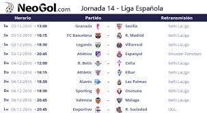 Resultado final y resumen del real madrid vs real betis jornada 32 liga santander 2020 y 21. Jornada 14 Liga Espanola 2016 Laliga Santander