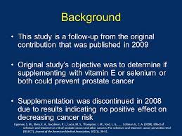 If breast cancer is diagnosed at an early enough stage, it's treatable. Vitamin E And Selenium And Prostate Cancer Risk Michelle Gelfand Department Of Nutrition Sciences Drexel University Ppt Download