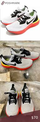 Nike Epic React Flyknit Gs Youth 7 Women S 8 5 In 2020 Nike Flyknit Black And Red