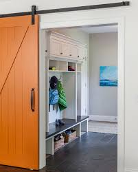 Black mounting hardware with no handle. 63 Awesome Sliding Barn Door Ideas Luxury Home Remodeling Sebring Design Build