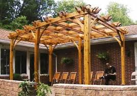 Just Add Grapevines The Archways Of Our 10x16 Breeze Pergola Create An Enduring Classical Style And Unlike Rome Modern Pergola Outdoor Pergola Pergola Patio