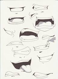 The basic shapes of the mouth: How To Draw Male Lips Step By Step Novocom Top